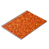 Sinopia Oranje Glitter Notitieboek (Linkerzijde)