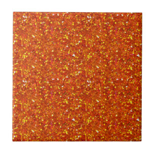 Sinopia Oranje Glitter Tegeltje