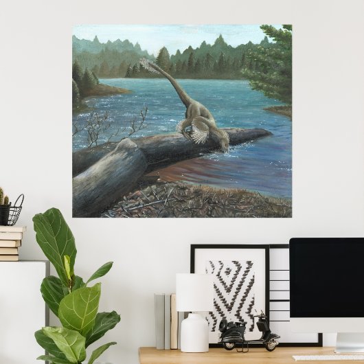 Sinornithosaurus Print (Thuiskantoor)