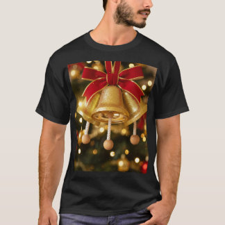 Sinos de Natal Dourados T-shirt