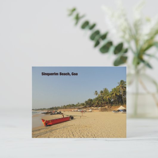 Sinquerim Beach Briefkaart (Staand voorkant)