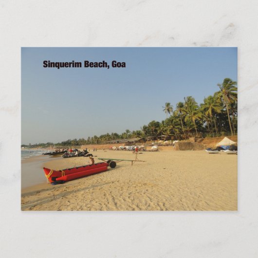 Sinquerim Beach Briefkaart (Voorkant)