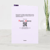 Sint-Adelheid, keizerin van het Heilige Roomse Rij Kaart (Achterkant)