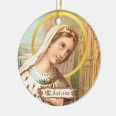 Sint-Adelheid, keizerin van het Heilige Roomse Rij Keramisch Ornament (Links)