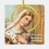 Sint-Adelheid, keizerin van het Heilige Roomse Rij Keramisch Ornament (Voorkant)