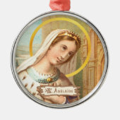 Sint-Adelheid, keizerin van het Heilige Roomse Rij Metalen Ornament (Voorkant)