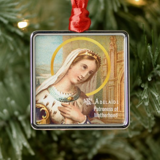 Sint-Adelheid, keizerin van het Heilige Roomse Rij Metalen Ornament (Boom)