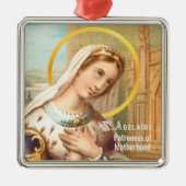 Sint-Adelheid, keizerin van het Heilige Roomse Rij Metalen Ornament (Voorkant)