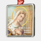 Sint-Adelheid, keizerin van het Heilige Roomse Rij Metalen Ornament (Links)