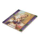 Sint-Adelheid, keizerin van het Heilige Roomse Rij Tegeltje (Zijkant)