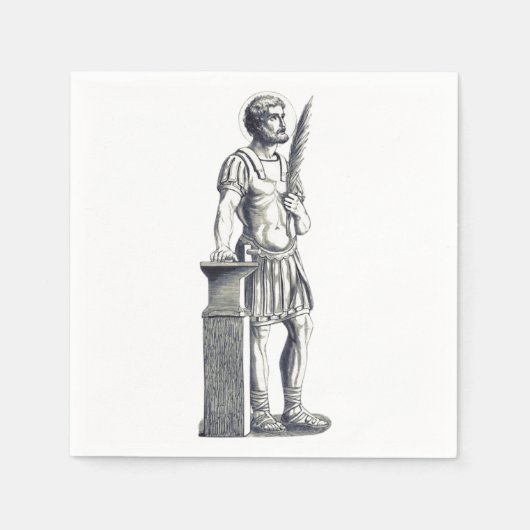 Sint Adrianus Herculiaanse Garde Servet (Voorkant)