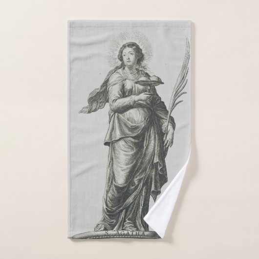 Sint Agatha van Sicilië Bad Handdoek (Handdoek)