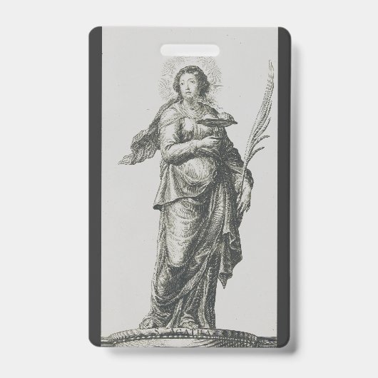 Sint Agatha van Sicilië Badge (Voorzijde)