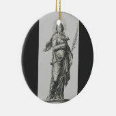 Sint Agatha van Sicilië Keramisch Ornament (Rechts)