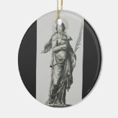 Sint Agatha van Sicilië Keramisch Ornament (Links)