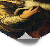 Sint Agnes door Orsola Maddalena Caccia Poster (Hoek)