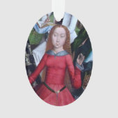 Sint-Agnes van Rome (detail; M 070) Acryl Ornament (voorkant)