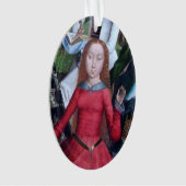 Sint-Agnes van Rome (detail; M 070) Acryl Ornament (voorkant)