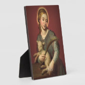 Sint-Agnes van Rome Fotoplaat (Zijkant)