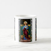 Sint-Agnes van Rome, met lammeren en palmbladeren Koffiemok (Center)