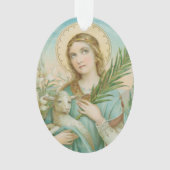 Sint-Agnes van Rome (MH01) Acryl Ornament (voorkant)