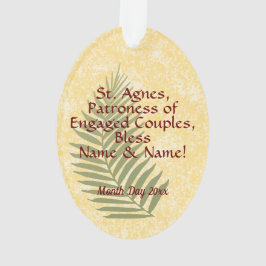 Sint-Agnes van Rome (MH01) Acryl Ornament