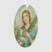 Sint-Agnes van Rome (MH01) Acryl Ornament (voorkant)