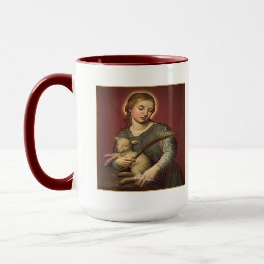 Sint-Agnes van Rome Mok (Links)