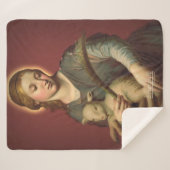 Sint-Agnes van Rome Sherpa Deken (Voorkant (horizontaal))