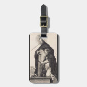 Sint Albert de Grote en Sint Thomas van Aquino Bagagelabel (Voorkant verticaal)