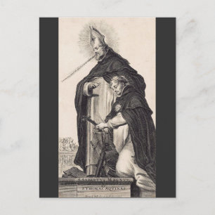 Sint Albert de Grote en Sint Thomas van Aquino Briefkaart