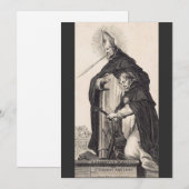 Sint Albert de Grote en Sint Thomas van Aquino Feestdagenkaart (Voorkant / Achterkant)