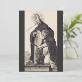 Sint Albert de Grote en Sint Thomas van Aquino Feestdagenkaart (Staand voorkant)