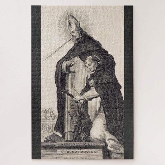 Sint Albert de Grote en Sint Thomas van Aquino Legpuzzel (Verticaal)