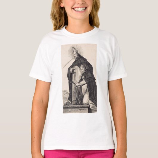 Sint Albert de Grote en Sint Thomas van Aquino T-shirt (Voorkant)