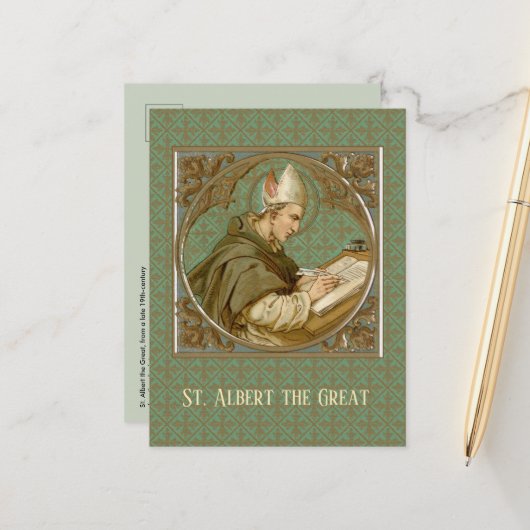 Sint Albertus de Grote (BK 013) Ansichtkaart Briefkaart (Voorkant / Achterkant in situ)