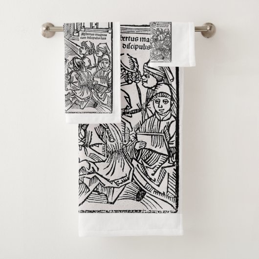 Sint Albertus de Grote Universele Dokter Kunst Bad Handdoek (Insitu)