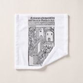 Sint Albertus de Grote Universele Dokter Kunst Bad Handdoek (Wasdoekje)