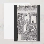 Sint Albertus de Grote Universele Dokter Kunst Feestdagenkaart (Voorkant / Achterkant)