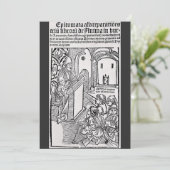 Sint Albertus de Grote Universele Dokter Kunst Feestdagenkaart (Staand voorkant)