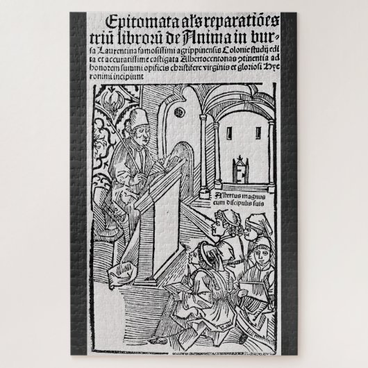 Sint Albertus de Grote Universele Dokter Kunst Legpuzzel (Verticaal)