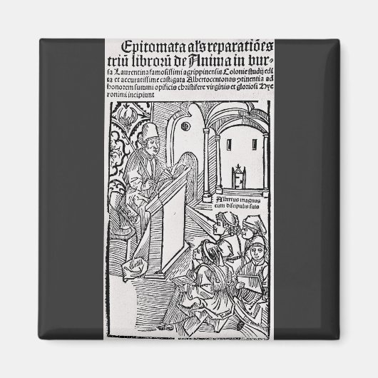 Sint Albertus de Grote Universele Dokter Kunst Magneet (Voorkant)