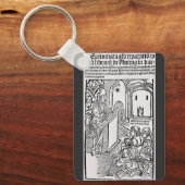 Sint Albertus de Grote Universele Dokter Kunst Sleutelhanger (Voorkant)
