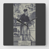 Sint Albinus van Angers Vierkante Klok (Voorkant)