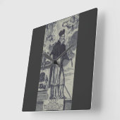 Sint Albinus van Angers Vierkante Klok (Hoek)