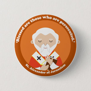 Sint-Alexander van Jerusalem Ronde Button 5,7 Cm