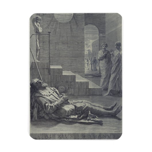Sint Alexius van Rome Heilige Ootmoed Kunst Magneet (Verticaal)