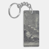 Sint Alexius van Rome Heilige Ootmoed Kunst Sleutelhanger (Voorkant Links)