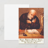 Sint Alfonsus Liguori Bedankkaart (Voorkant / Achterkant)