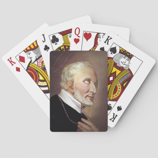 Sint Alfonsus Liguori Pokerkaarten (Achterkant)